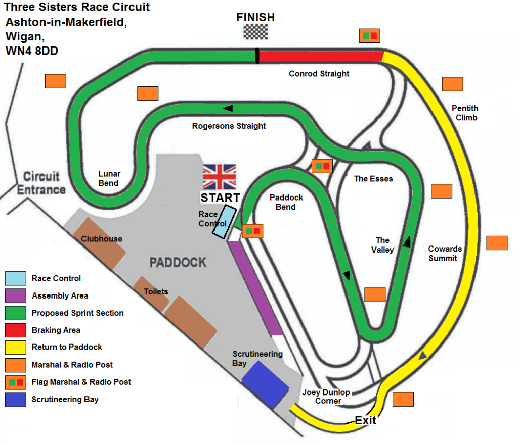 Twisty Sprint – 3 Sisters Circuit Saturday 16th October | Marshals ...